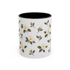 Mississippi Magnolia Mug, State Flower Floral Coffee Cup, 11oz Botanical Gift