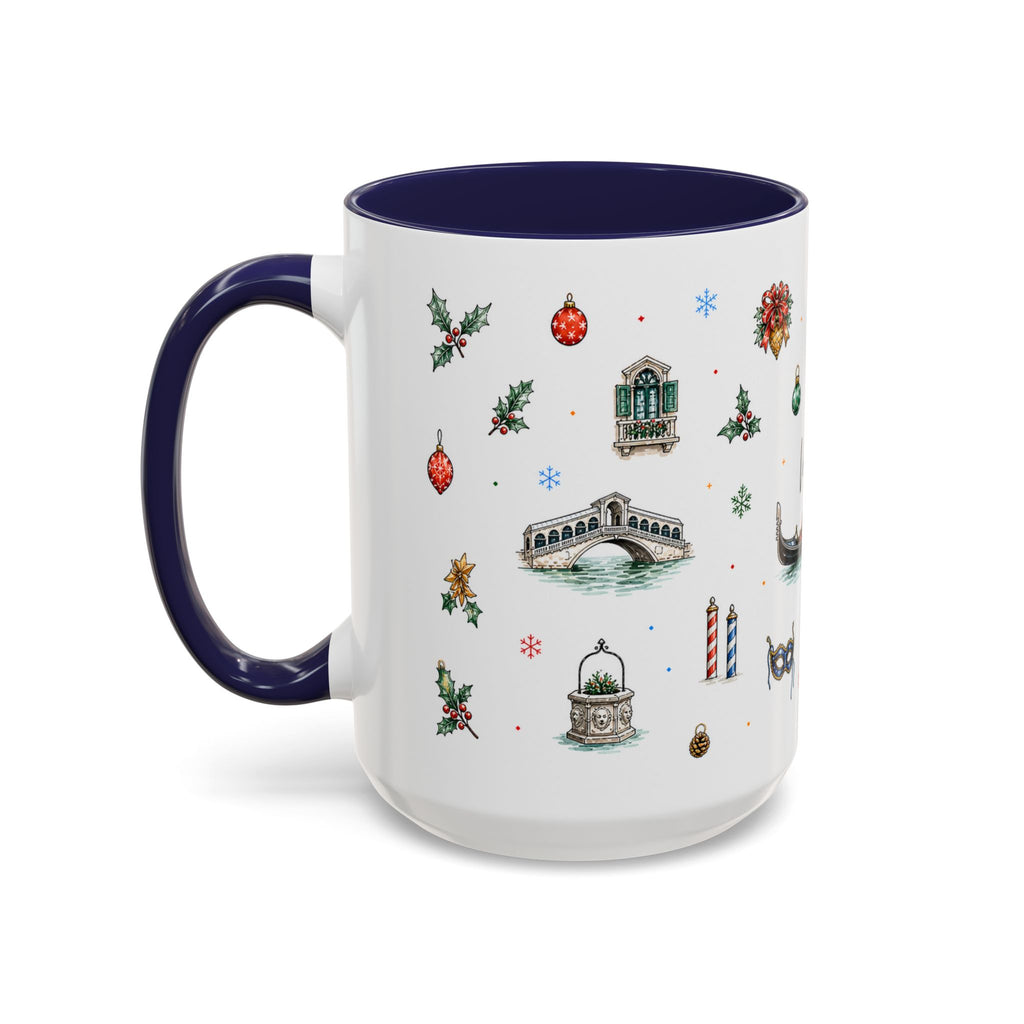 Venice Christmas Mug | Watercolor City Souvenir, Travel Memory Cup