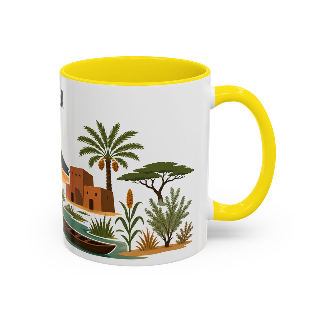 Niger Coffee Mug | Travel Souvenir Accent Mug | Country Gift Ceramic Cup 11oz 15oz
