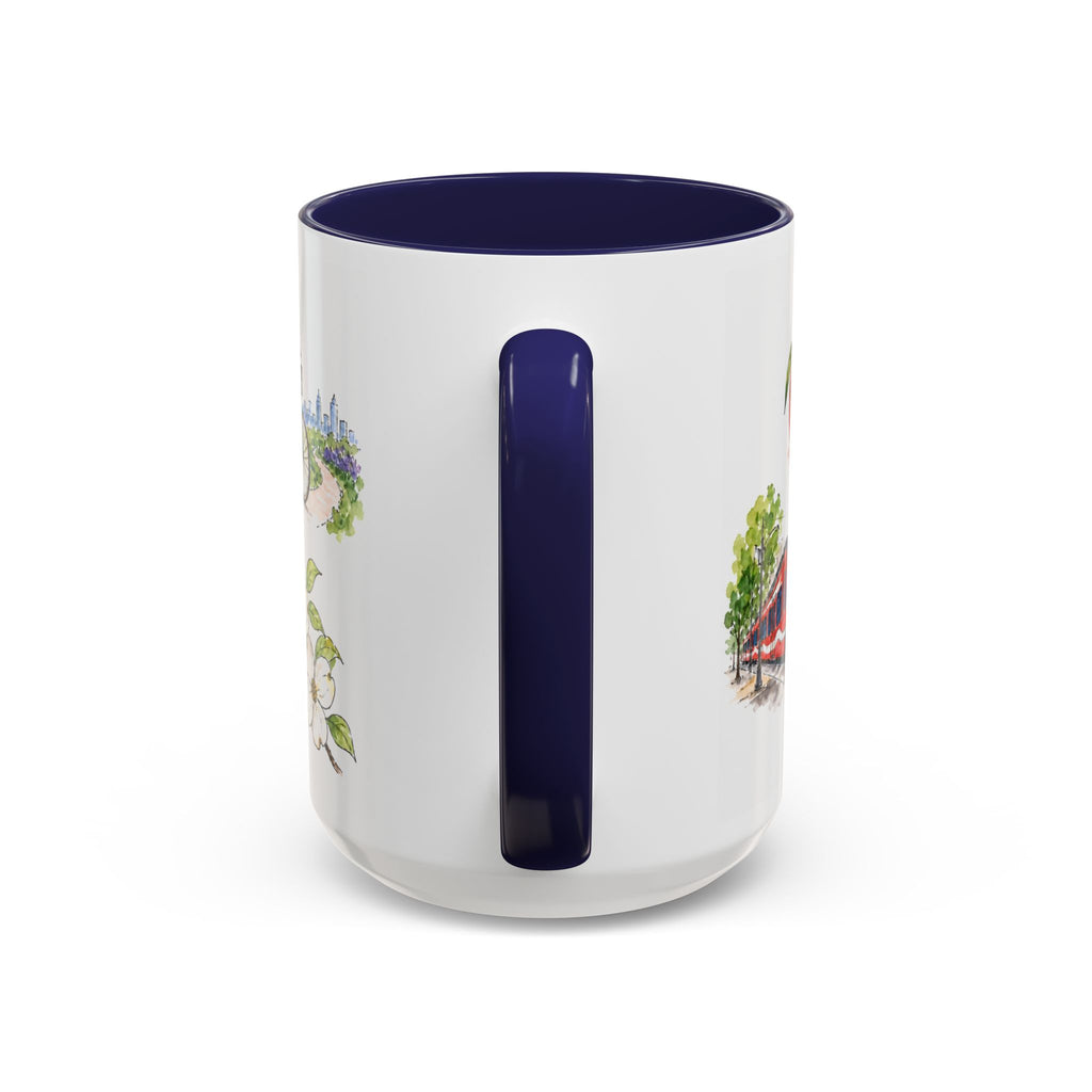 Atlanta Illustrated Travel Mug | City Souvenir Accent Coffee Mug | 11oz 15oz Ceramic Cup