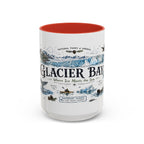 Glacier Bay National Park Coffee Mug | Alaska Wilderness Kayaking Gift | Accent Color Ceramic 11oz 15oz