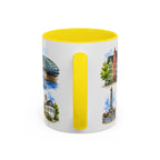 Cologne Illustrated Travel Mug | City Souvenir Accent Coffee Mug | 11oz 15oz Ceramic Cup