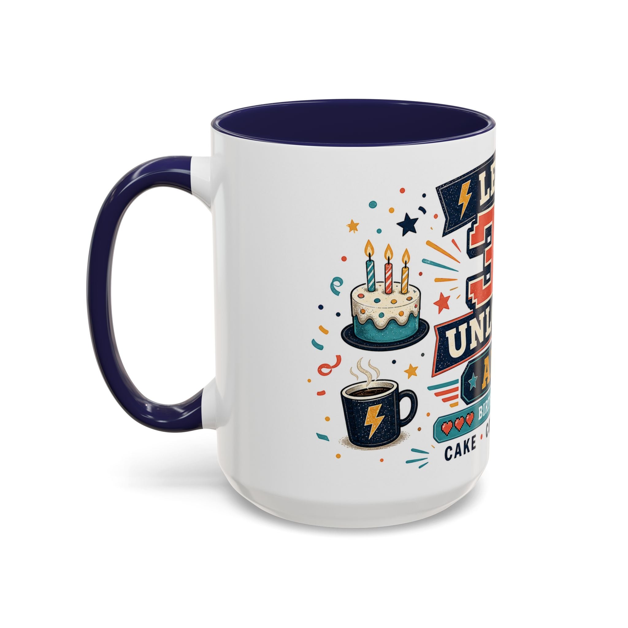 Custom Gamer Birthday Mug | Level Unlocked Name Age Coffee Cup