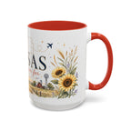 Kansas Home State Mug | Sunflower Prairie Landscape Coffee Cup