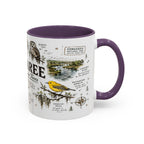 Congaree National Park Coffee Mug | South Carolina Forest Floodplain Gift | Accent Color Ceramic 11oz 15oz