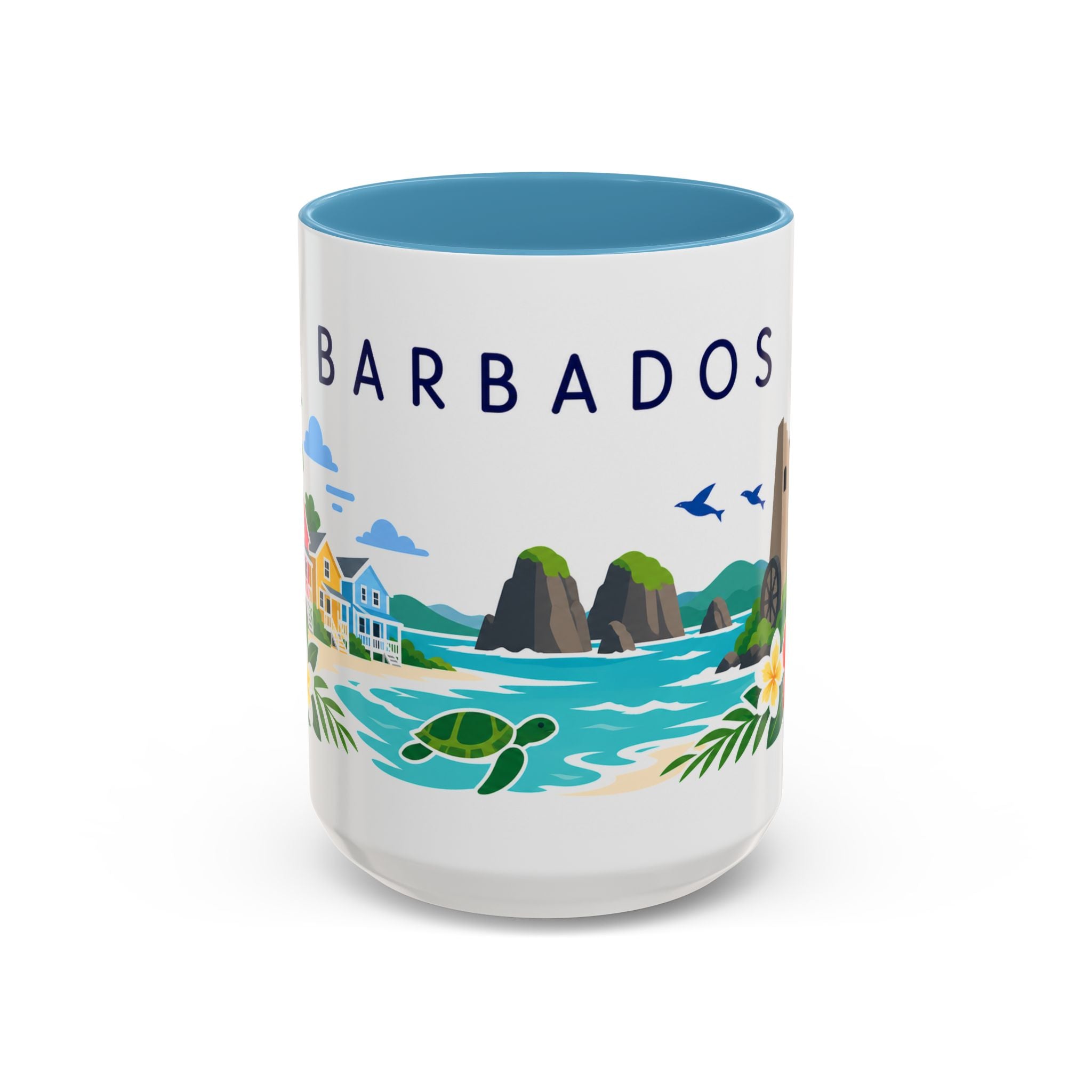 Barbados Coffee Mug | Travel Souvenir Accent Mug | Country Gift Ceramic Cup 11oz 15oz