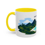 National Park of American Samoa Coffee Mug | Solid Color Block Park Souvenir | 11oz 15oz Accent Mug