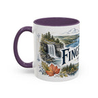 Finger Lakes Mug, New York Travel Souvenir, Bucket List Gift, Accent Ceramic Coffee Mug 11oz 15oz