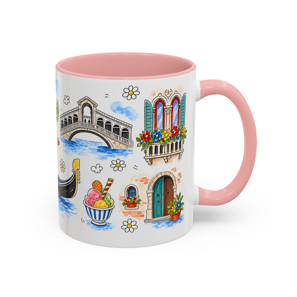 Venice Travel Mug | European City Souvenir Accent Coffee Mug | 11oz 15oz Ceramic Cup