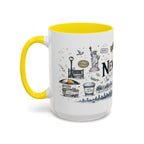 New York City Coffee Mug | New York Souvenir Travel Gift | Accent Color Ceramic 11oz 15oz