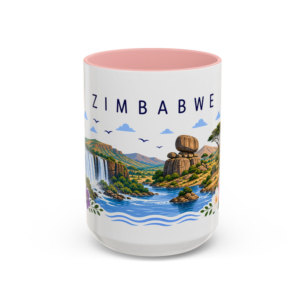 Zimbabwe Coffee Mug | Travel Souvenir Accent Mug | Place Gift Ceramic Cup 11oz 15oz