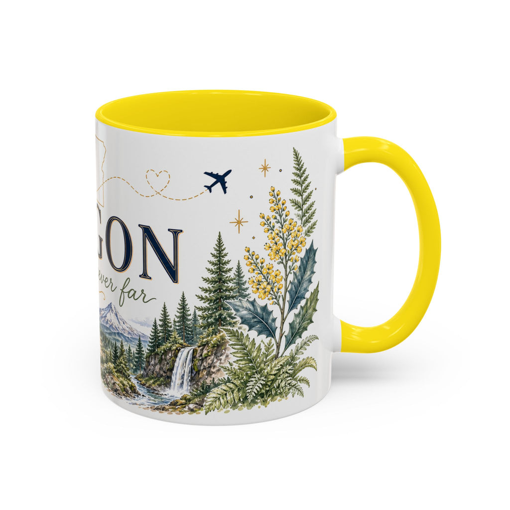 Oregon State Mug | Moving Away, Long Distance Friendship Gift | 11oz 15oz Accent Mug