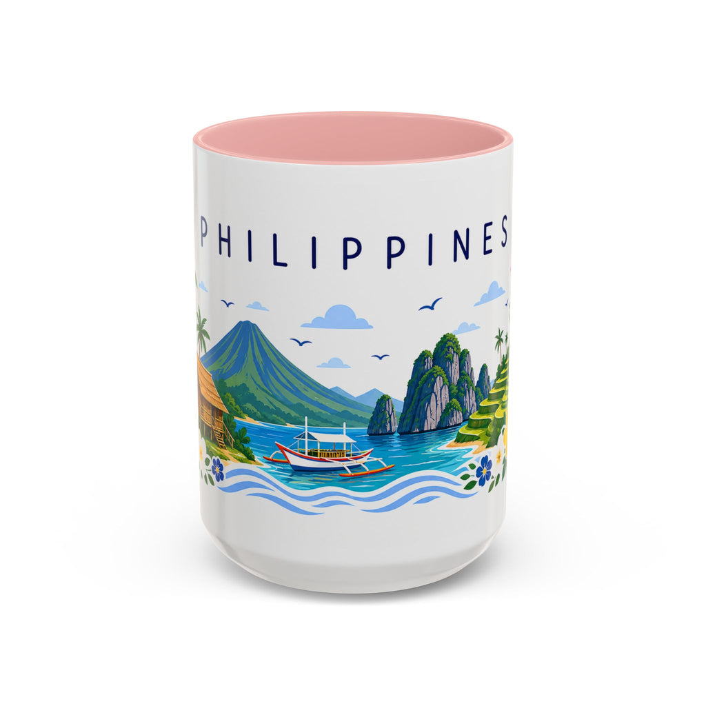 Philippines Coffee Mug | Travel Souvenir Accent Mug | Place Gift Ceramic Cup 11oz 15oz