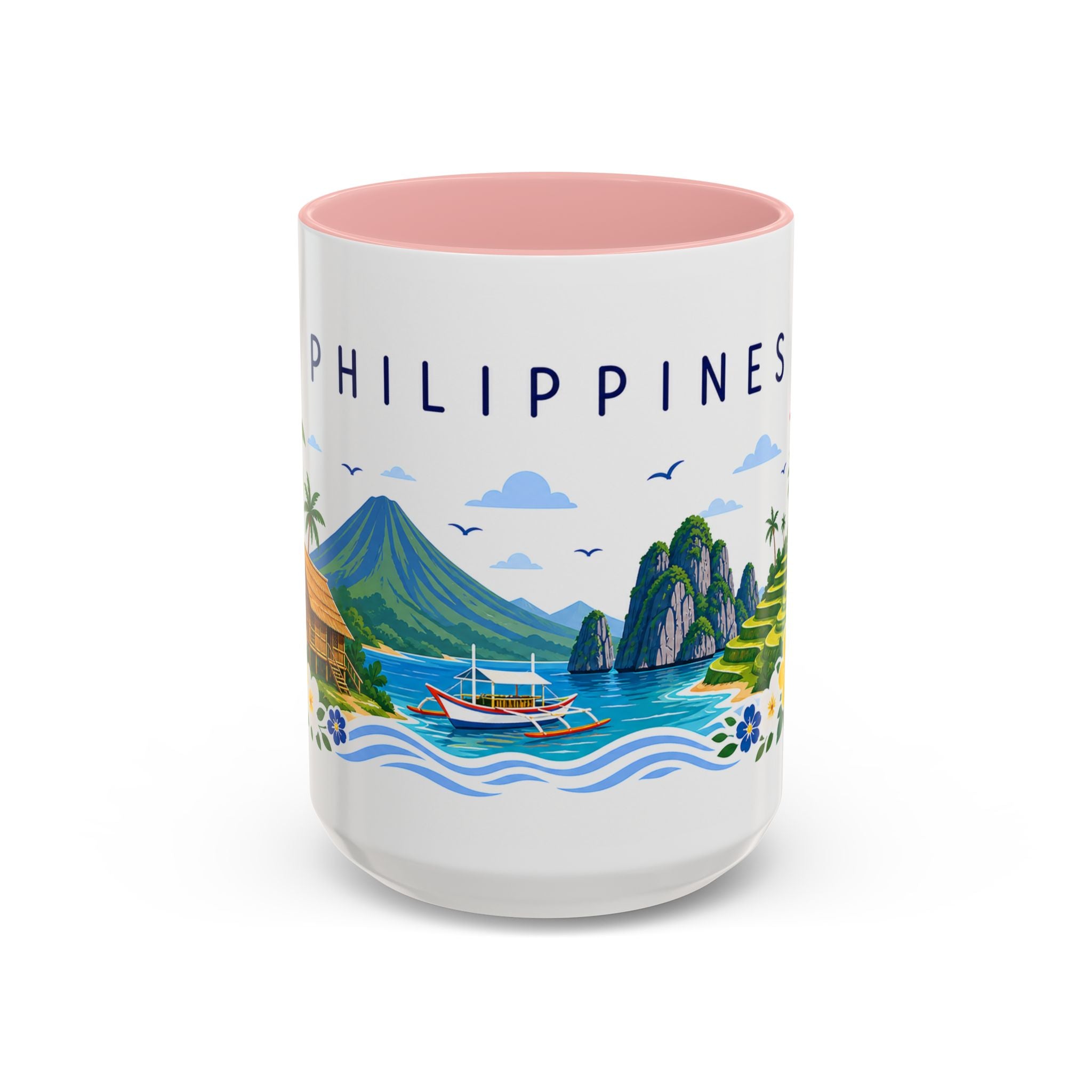 Philippines Coffee Mug | Travel Souvenir Accent Mug | Place Gift Ceramic Cup 11oz 15oz