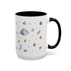 Olympic National Park Christmas Mug | Watercolor Travel Souvenir | Holiday Gift | Accent Ceramic Coffee Cup 11oz 15oz