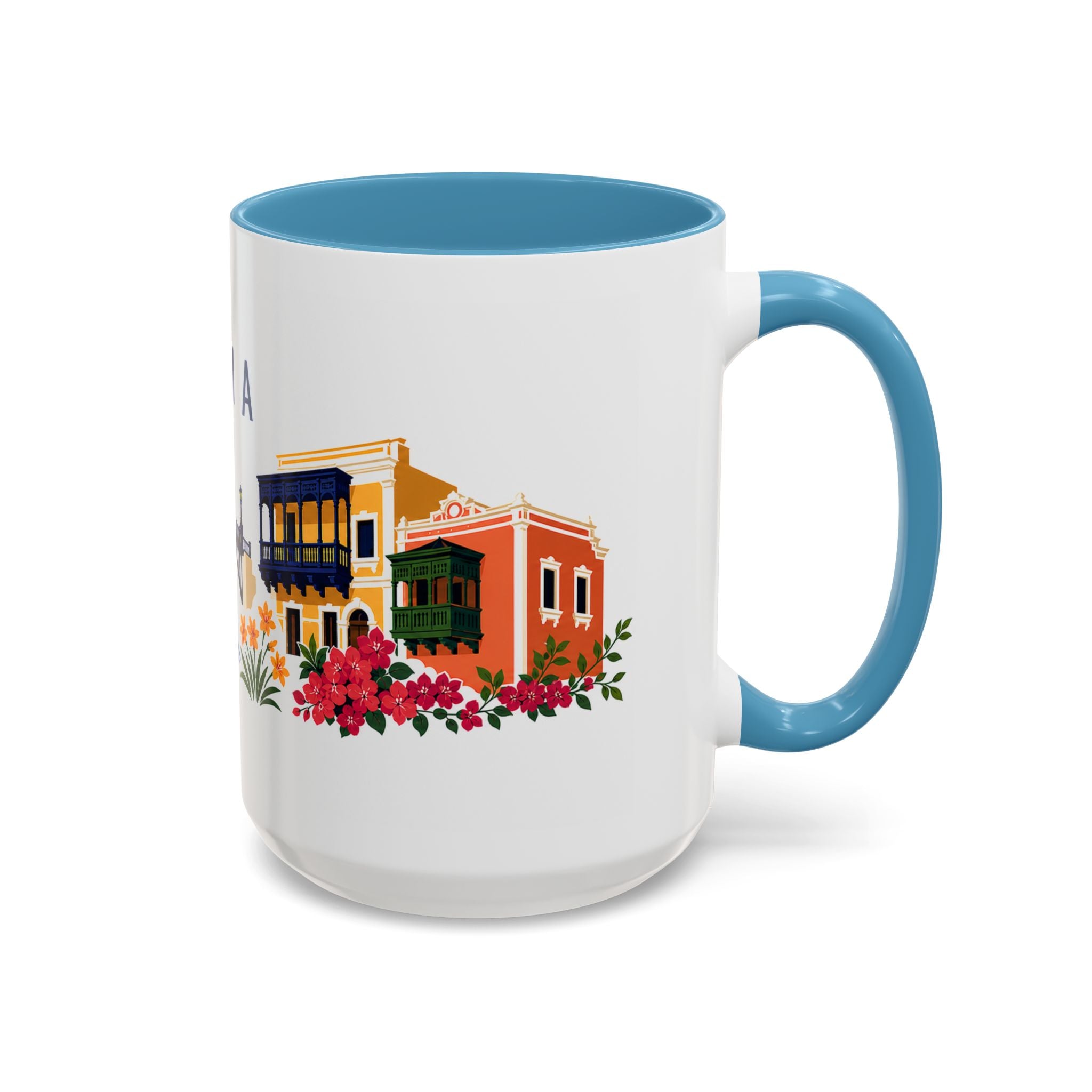 Lima Coffee Mug | Peru Travel Souvenir | Porcelain Decal City Gift | 11oz 15oz Accent Mug