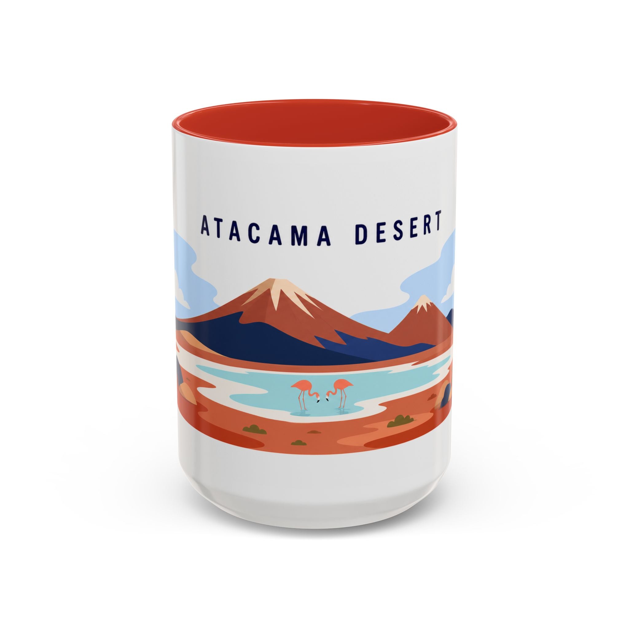 Atacama Desert Coffee Mug | Travel Destination Souvenir Gift | Accent Color Ceramic 11oz 15oz