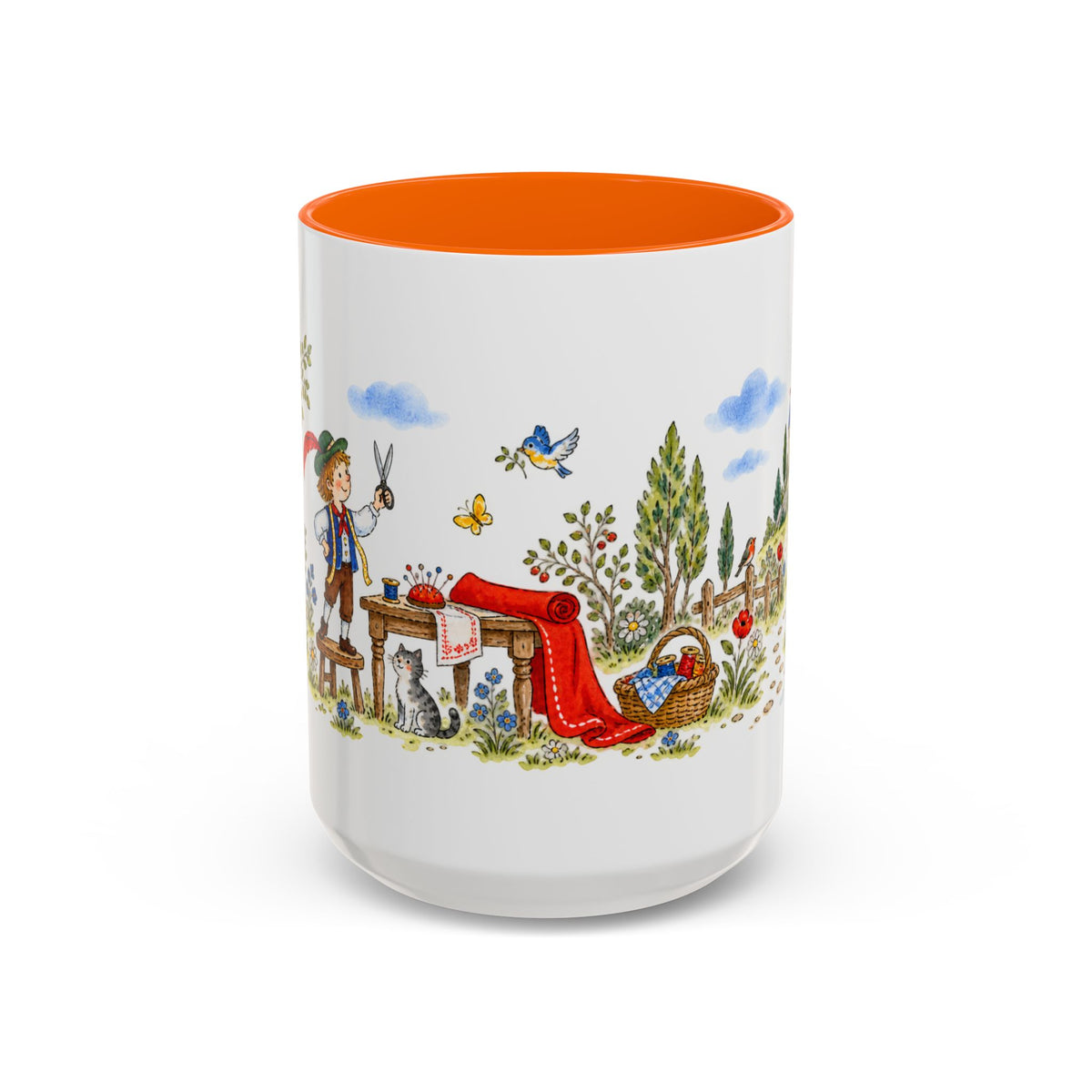 The Brave Little Tailor Mug | Storybook Fairy Tale Accent Coffee Mug | EveryLegend