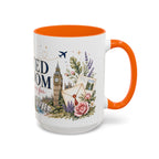 United Kingdom Home Country Mug | Moving Away Gift | Long Distance Friendship | 11 oz 15 oz Accent Mug