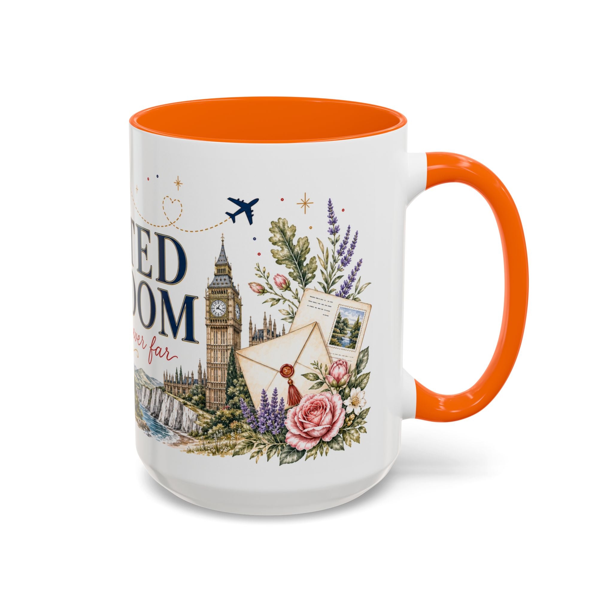 United Kingdom Home Country Mug | Moving Away Gift | Long Distance Friendship | 11 oz 15 oz Accent Mug