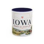 Iowa State Mug | Home is Never Far Accent Mug (11oz or 15oz)
