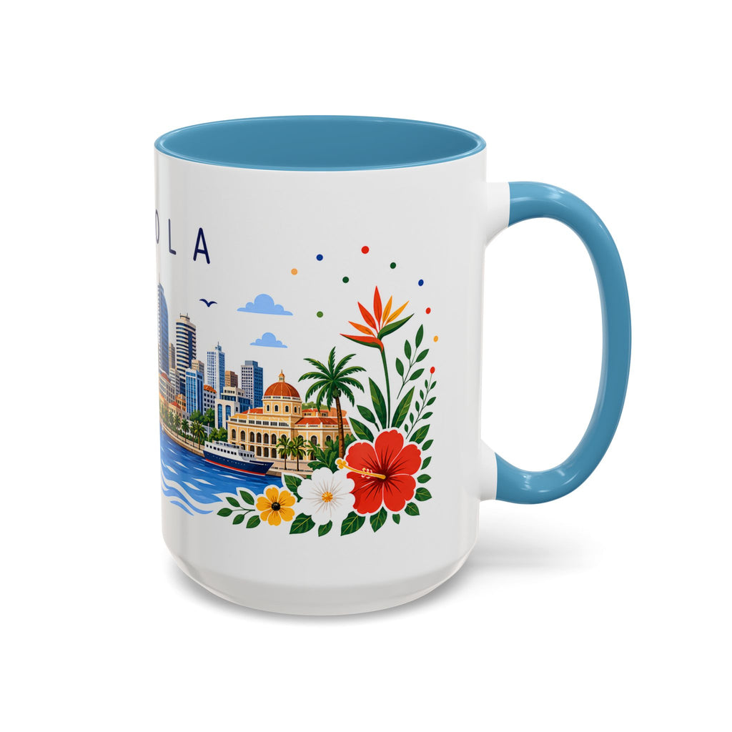 Angola Coffee Mug | Travel Souvenir Accent Mug | Place Gift Ceramic Cup 11oz 15oz