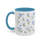 Alaska Forget-me-not Mug, State Flower Floral Coffee Cup, 11oz Botanical Gift