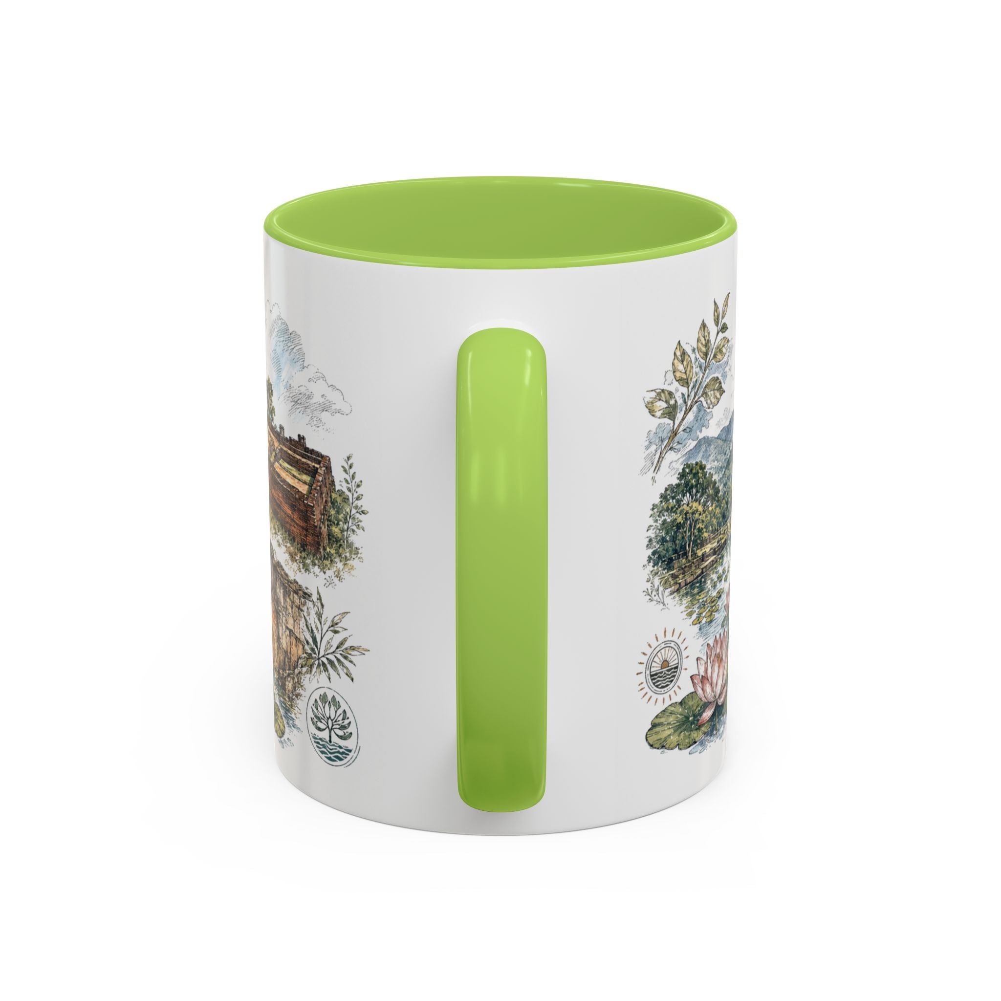 Sigiriya Mug, Sri Lanka Travel Souvenir, Bucket List Gift, Accent Ceramic Coffee Mug 11oz 15oz