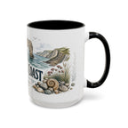 Jurassic Coast Mug, England Travel Souvenir, Bucket List Gift, Accent Ceramic Coffee Mug 11oz 15oz