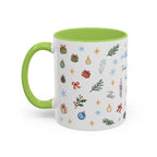 Denali National Park Christmas Mug | Watercolor Travel Souvenir | Holiday Gift | Accent Ceramic Coffee Cup 11oz 15oz