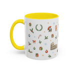 Rome Christmas Mug | Watercolor City Souvenir | Ceramic Coffee Cup