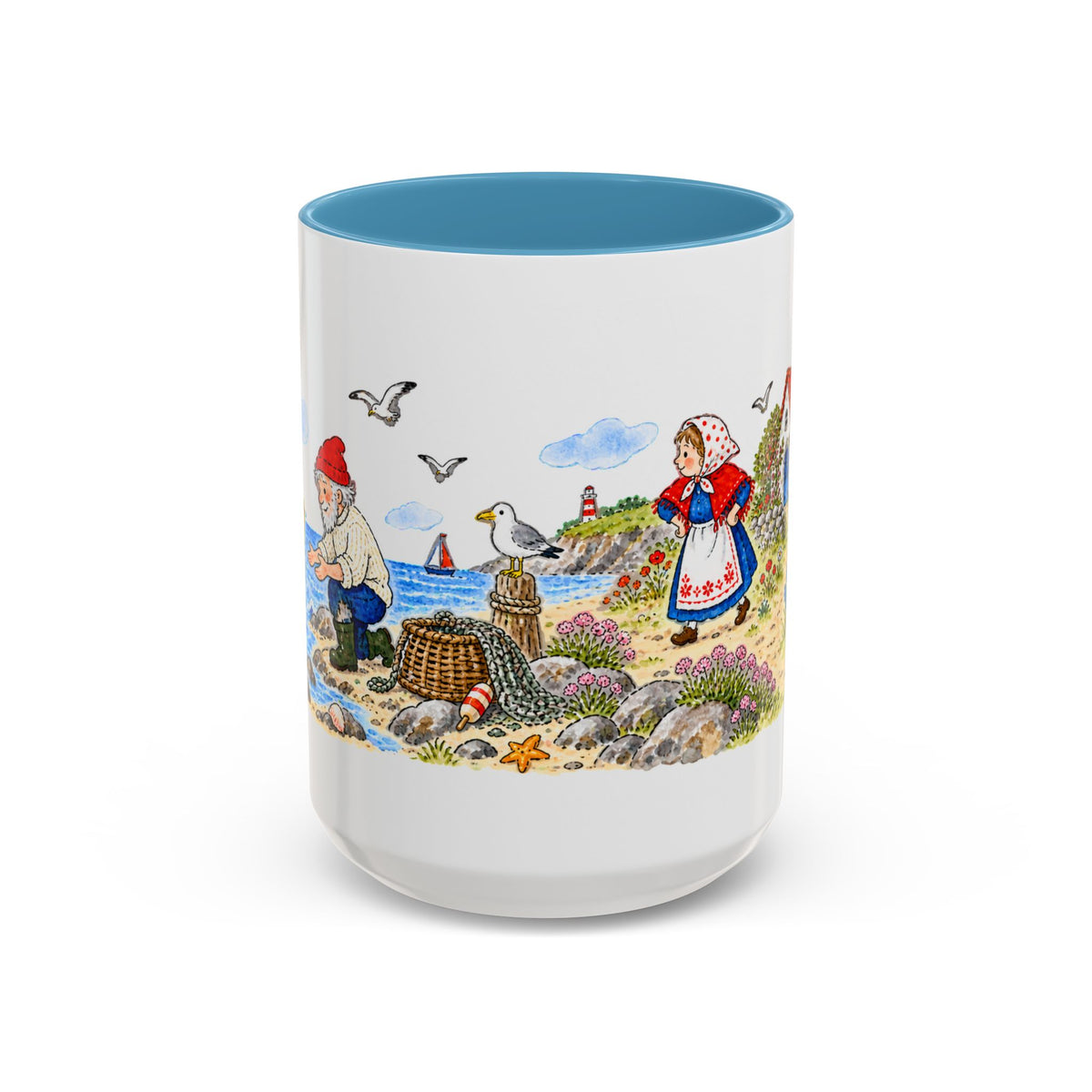 The Fisherman and His Wife Mug | Storybook Fairy Tale Accent Coffee Mug | EveryLegend