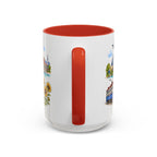 Wichita Illustrated Travel Mug | City Souvenir Accent Coffee Mug | 11oz 15oz Ceramic Cup