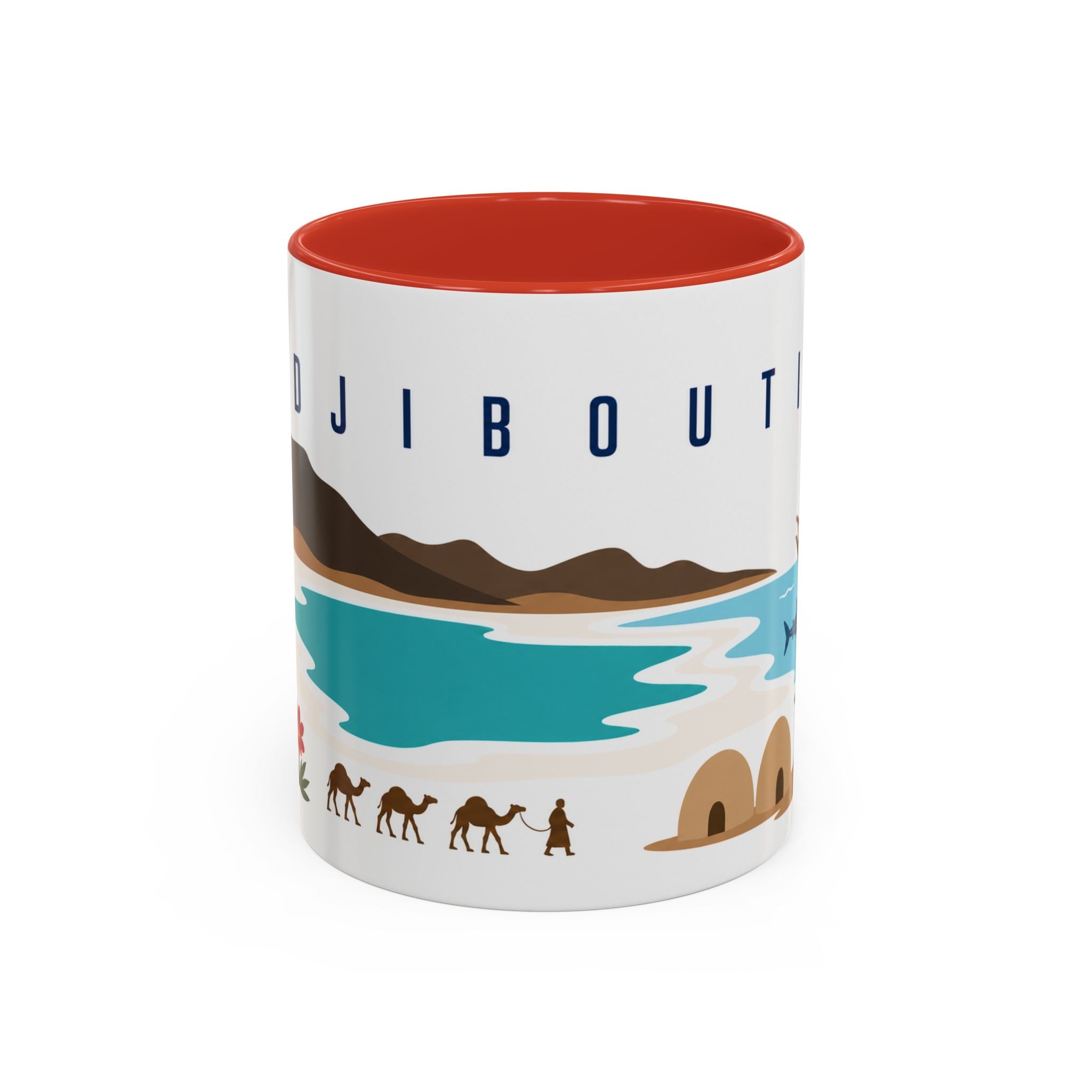 Djibouti Coffee Mug | Travel Souvenir Accent Mug | Country Gift Ceramic Cup 11oz 15oz