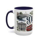 Dublin Coffee Mug | Ireland Travel Souvenir | Vintage Illustrated City Gift | 11 oz 15 oz Accent Mug