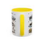 Grand Teton Coffee Mug | National Park Hiking Wyoming Gift | Accent Color Ceramic 11oz 15oz