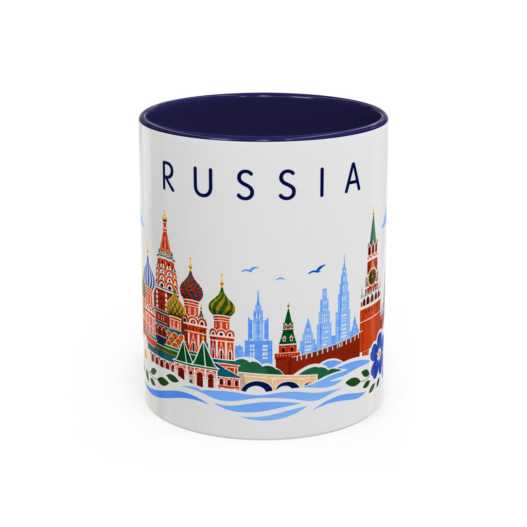 Russia Coffee Mug | Travel Souvenir Accent Mug | Place Gift Ceramic Cup 11oz 15oz