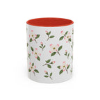 Virginia American Dogwood Mug, State Flower Floral Coffee Cup, 11oz Botanical Gift