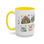 Macau Coffee Mug | Postage Stamp Collage Mug | Travel Souvenir Accent Cup 11oz 15oz
