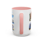 Stockholm Illustrated Travel Mug | City Souvenir Accent Coffee Mug | 11oz 15oz Ceramic Cup