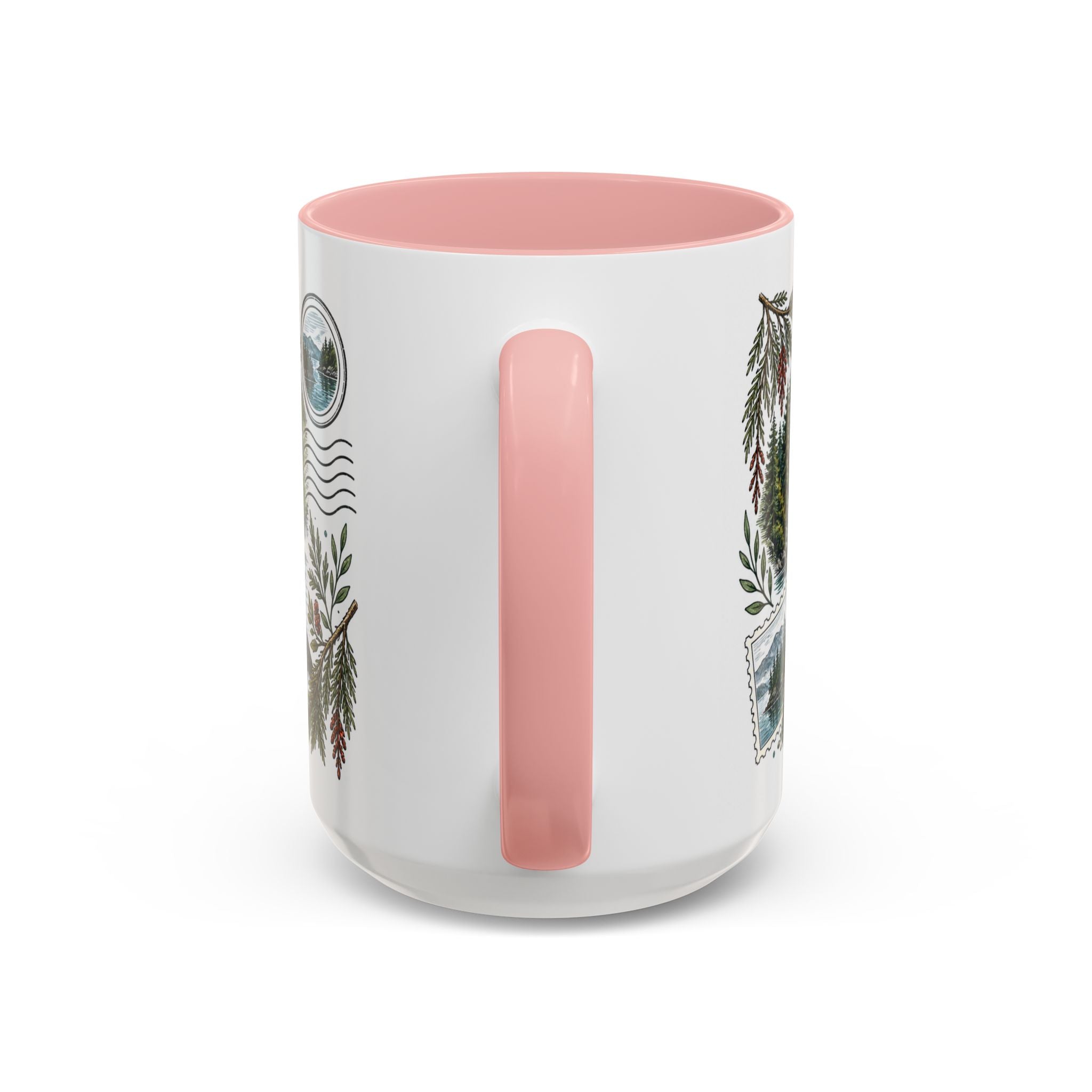 Queen Charlotte Sound Coffee Mug | Travel Destination Souvenir Gift | Accent Color Ceramic 11oz 15oz