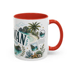 Palawan Coffee Mug | Travel Destination Souvenir Gift | Accent Color Ceramic 11oz 15oz