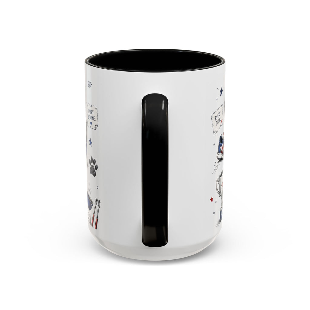 Super Dad My Hero Coffee Mug | Father's Day Gift for Dad | Accent Color Ceramic 11oz 15oz