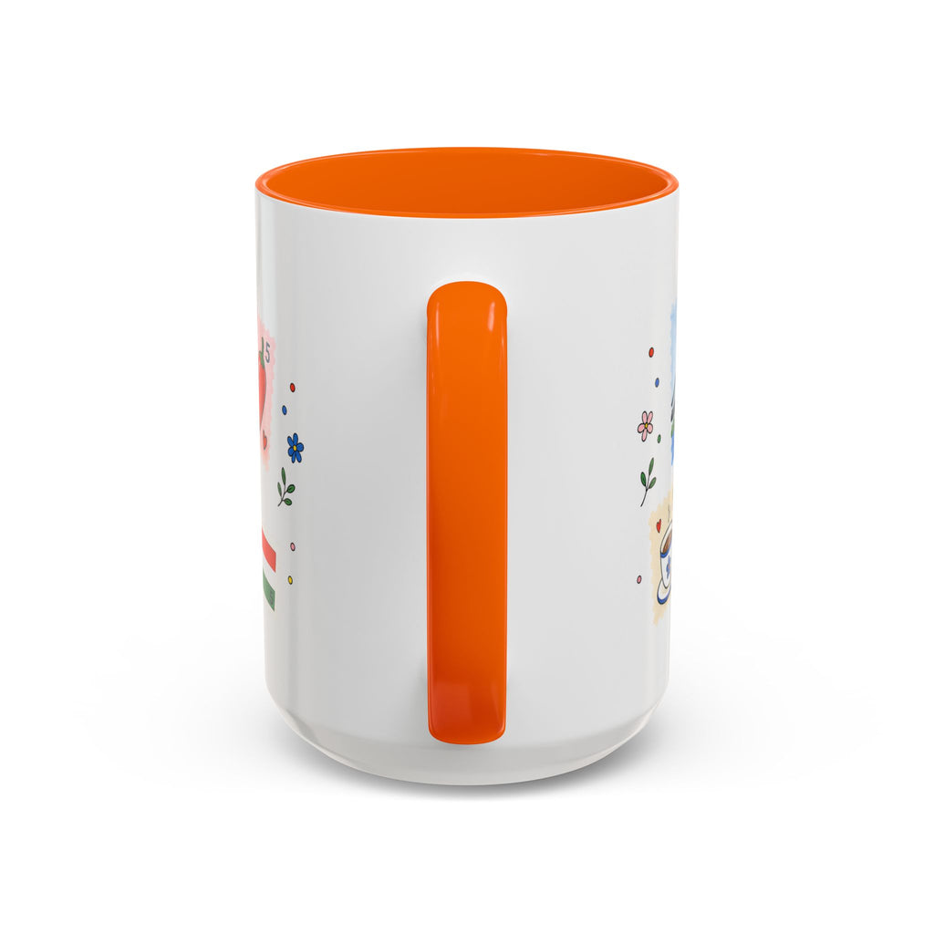 Budapest Coffee Mug | Postage Stamp Collage Mug | Travel Souvenir Accent Cup 11oz 15oz