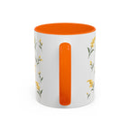 Kentucky Goldenrod Mug, State Flower Floral Coffee Cup, 11oz Botanical Gift