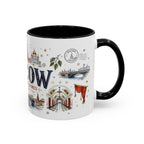 Moscow Coffee Mug | Russia Souvenir Travel Gift | Accent Color Ceramic 11oz 15oz