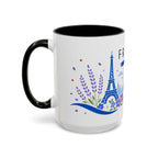 France Coffee Mug | Travel Souvenir Accent Mug | Country Gift Ceramic Cup 11oz 15oz