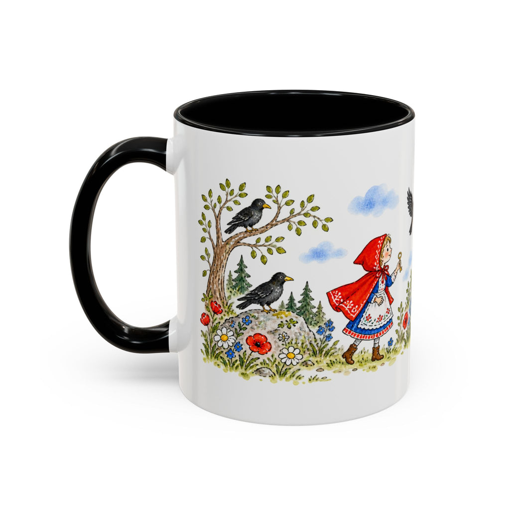 The Seven Ravens Mug | Storybook Fairy Tale Accent Coffee Mug | EveryLegend