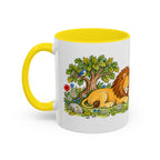 The Lion and the Mouse Mug | Storybook Fairy Tale Accent Coffee Mug | EveryLegend