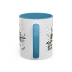 New York City Coffee Mug | New York Souvenir Travel Gift | Accent Color Ceramic 11oz 15oz
